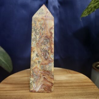 Mexican Crazy Lace Agate Tower