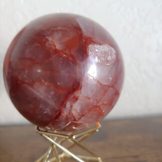 Stunning 1lb Fire Quartz Sphere